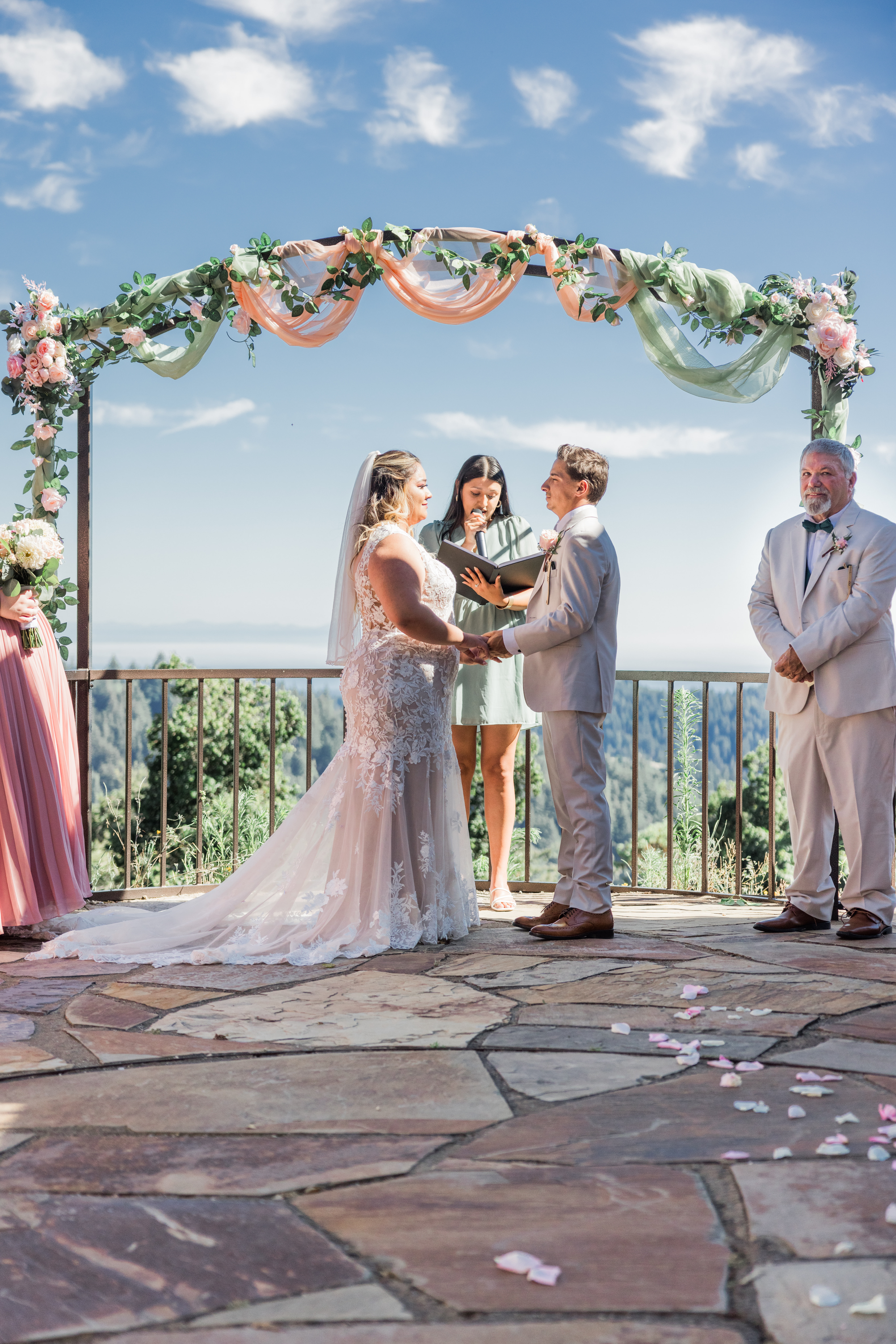 Wedding gathering at Living Well