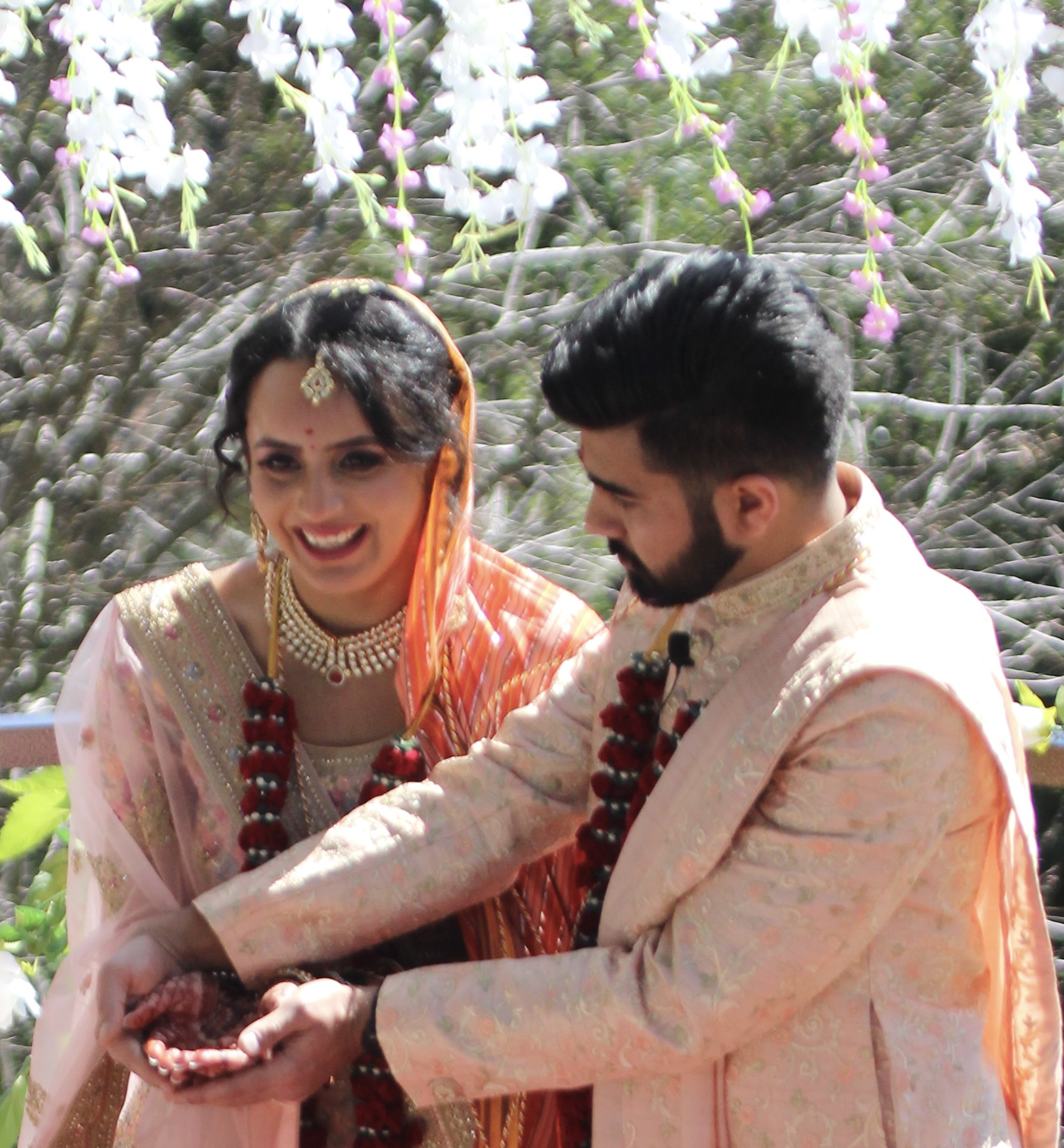 Wedding couple at Living Well Event Center