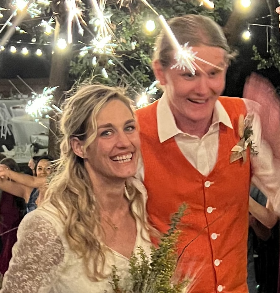 Wedding ceremony in the Santa Cruz Mountains