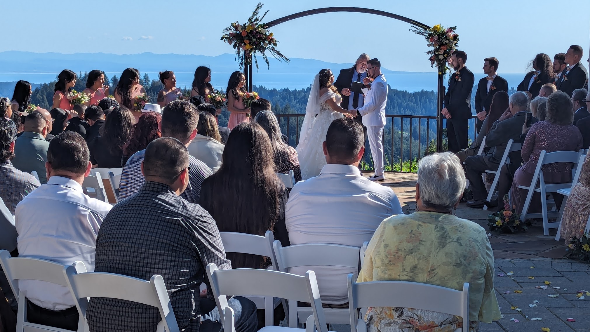Wedding at Living Well Event Center in the Santa Cruz Mountains