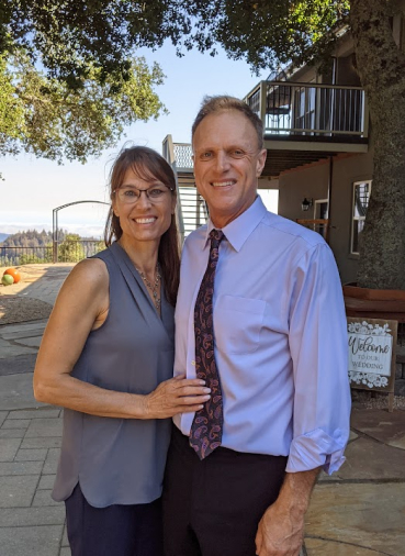 Wedding ceremony at Living Well