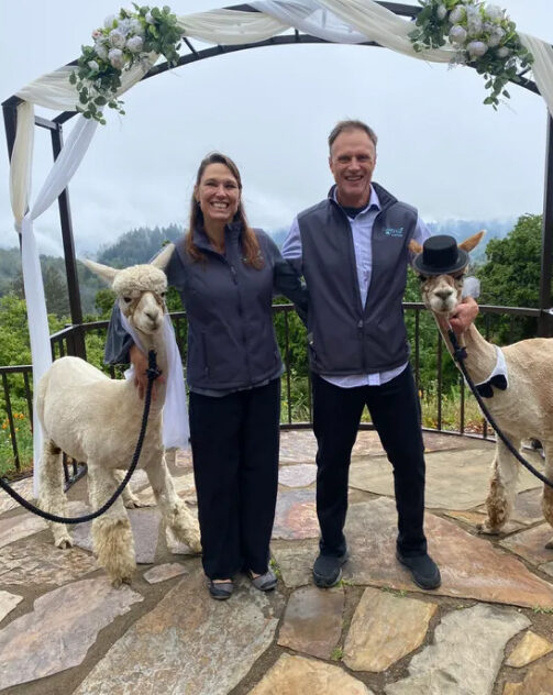 Greg and Patty de Vries, owners of Living Well Event Center in Los Gatos
